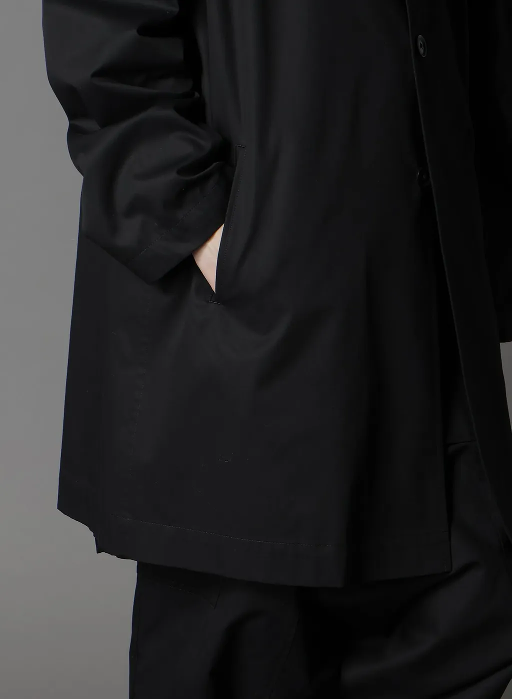 Cotton Gabardine Shirt Jacket