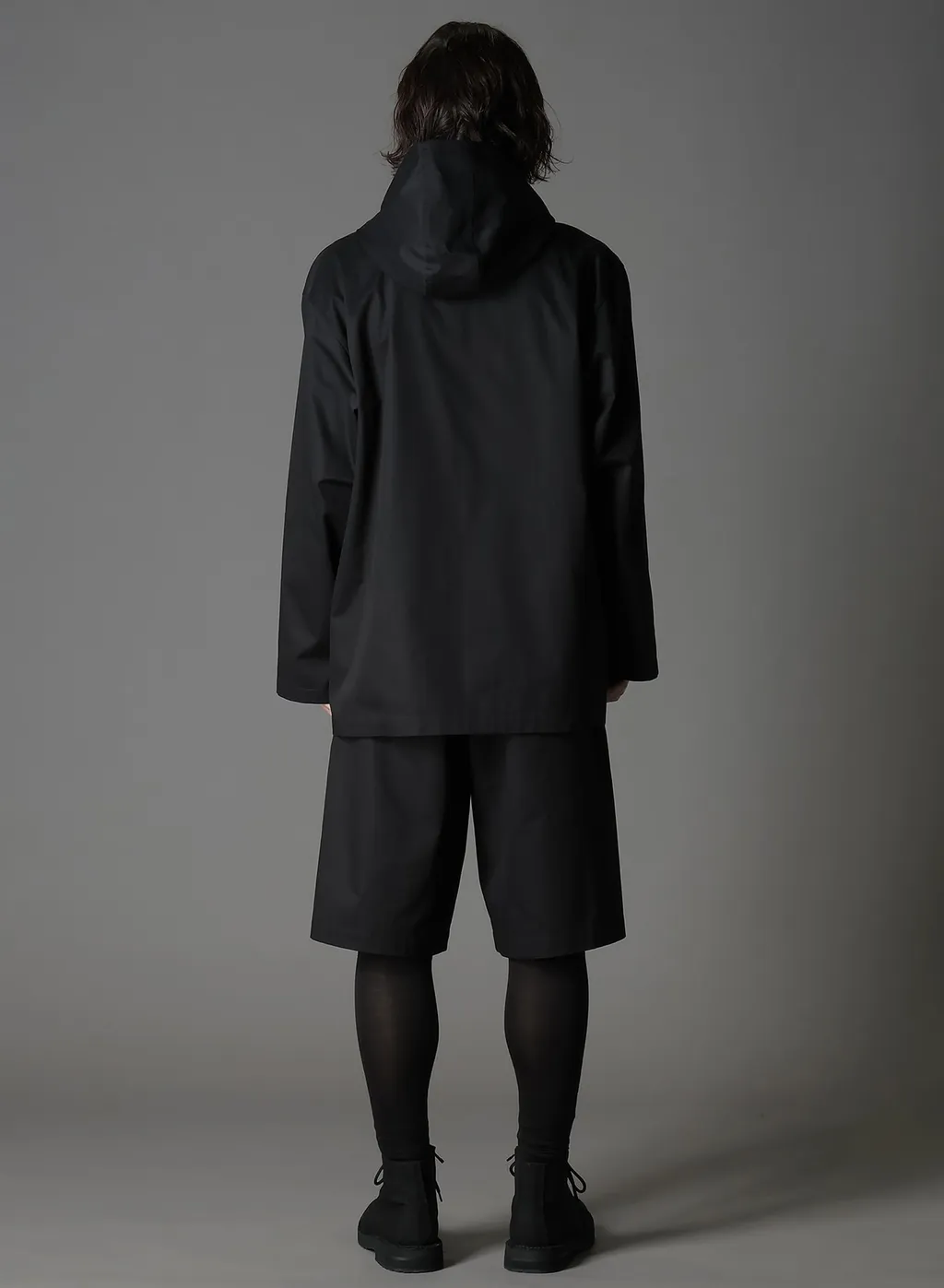 Cotton Gabardine Double Hoodie