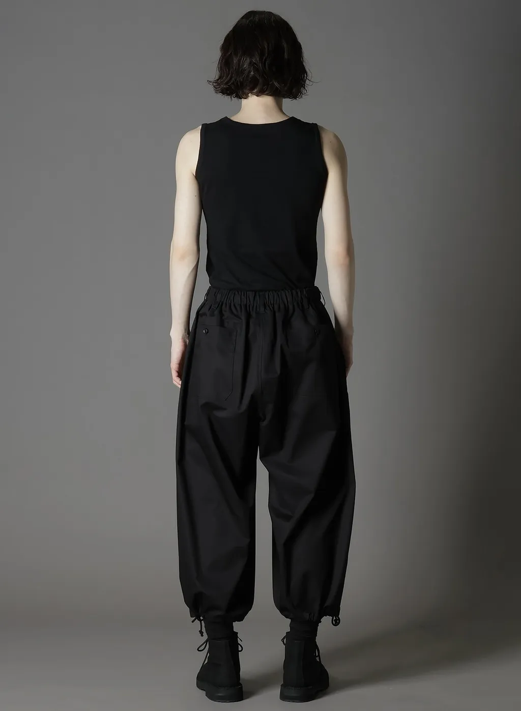 Cotton Gabardine Balloon Pants
