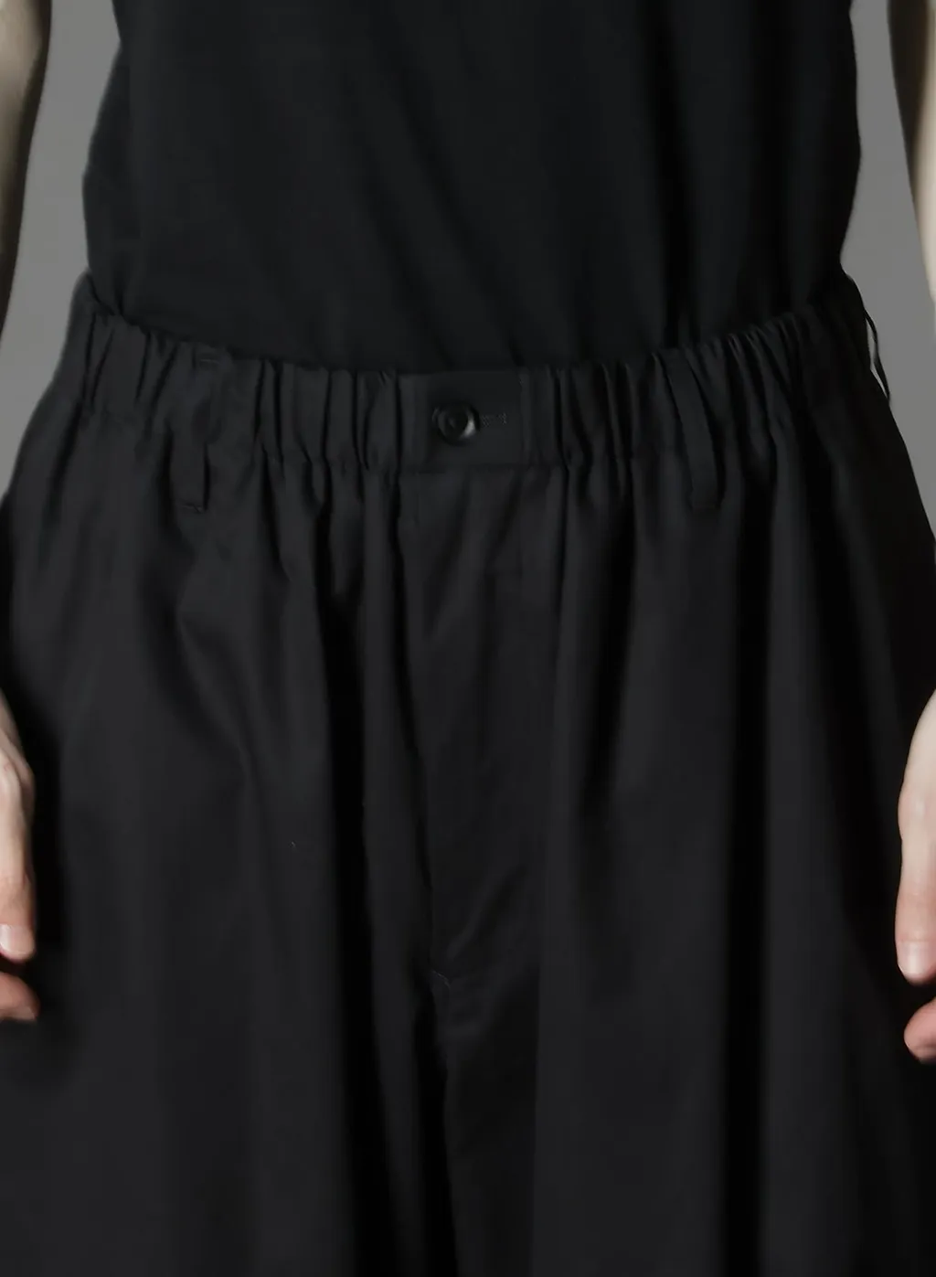 Cotton Gabardine Balloon Pants