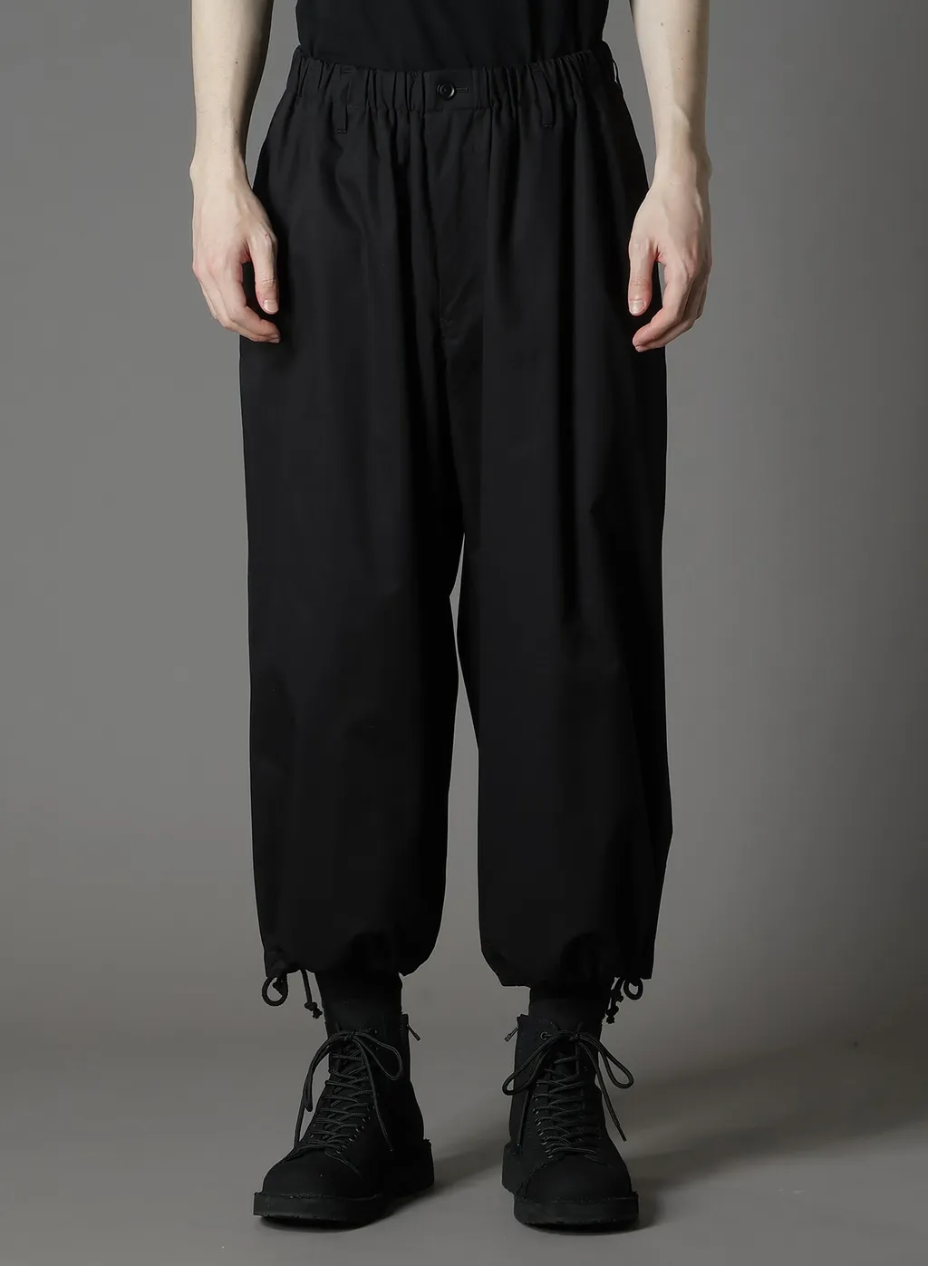 Cotton Gabardine Balloon Pants