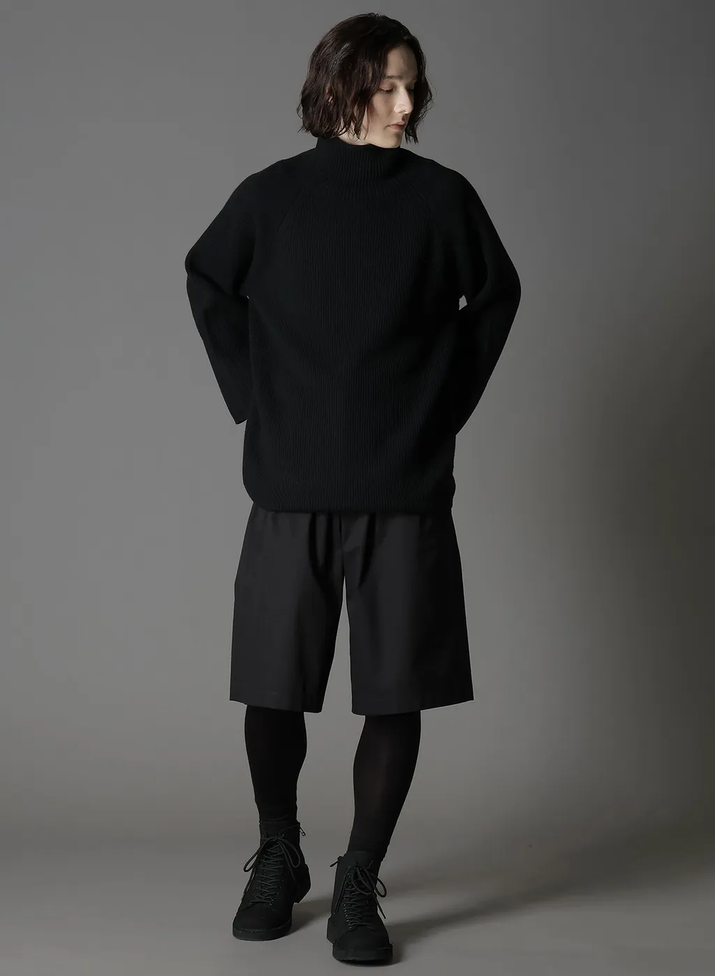 Cotton Gabardine Short Pants Type2