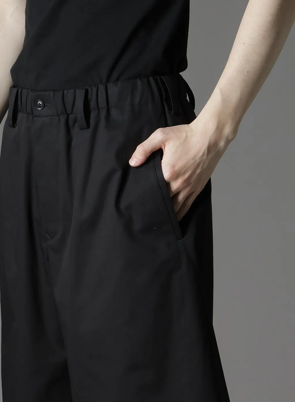 Cotton Gabardine Short Pants Type2