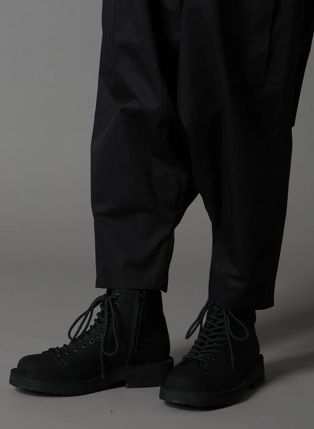 Cotton Gabardine Cargo Sarouel Pants