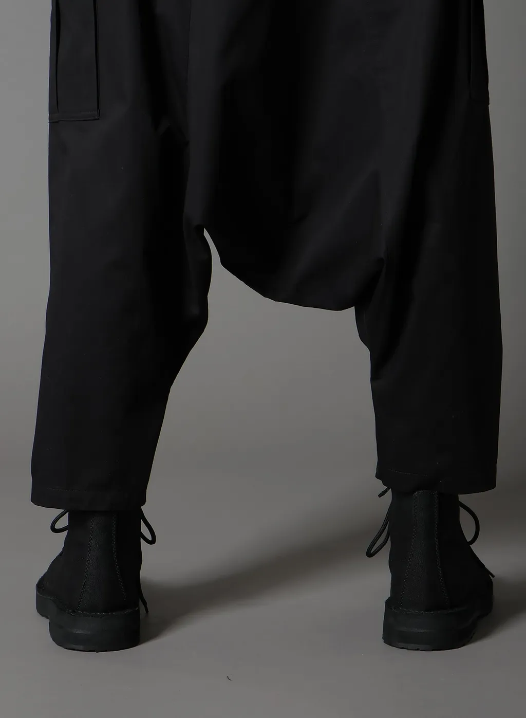 Cotton Gabardine Cargo Sarouel Pants