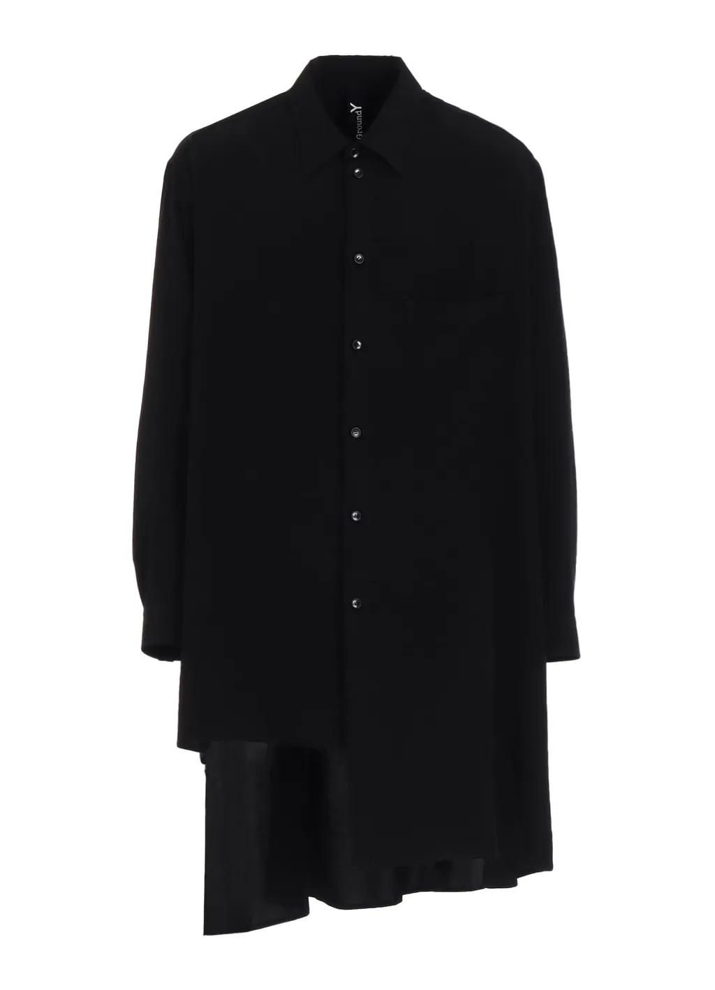 Crepe De Chine Standard Asymmetrical Flares Shirt