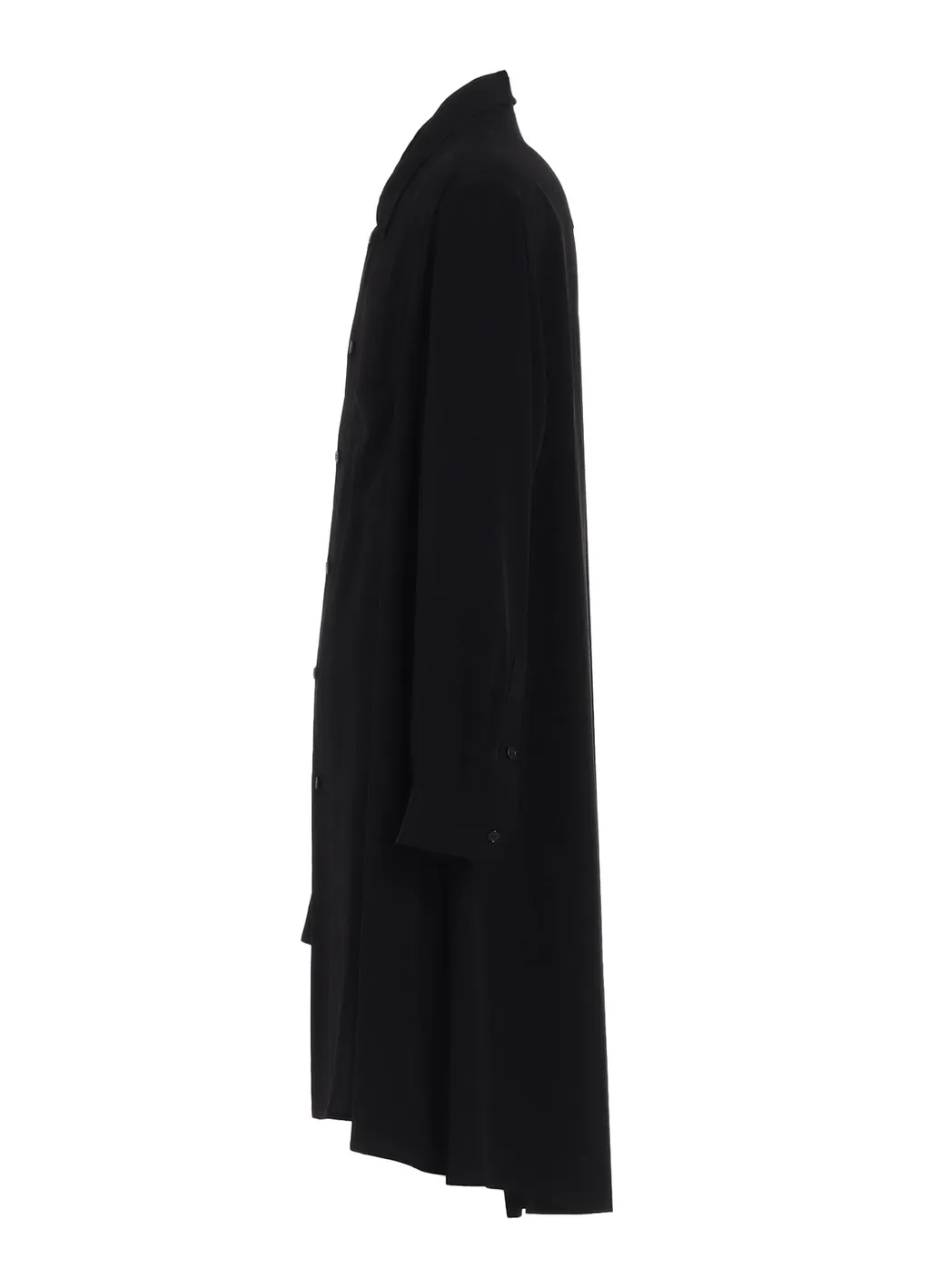 Crepe De Chine Standard Asymmetrical Flares Shirt