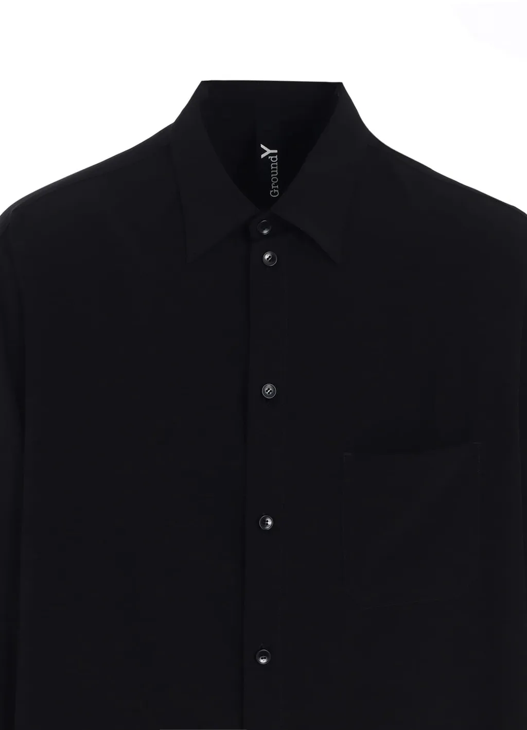 Crepe De Chine Standard Asymmetrical Flares Shirt