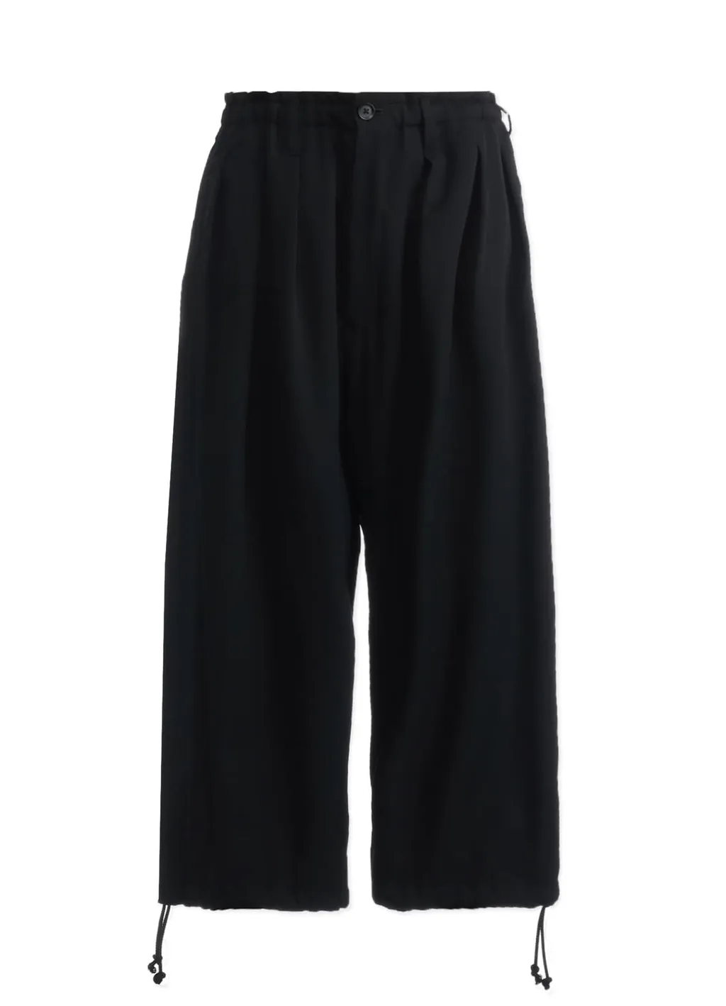 Wool Gabardine Balloon Pants
