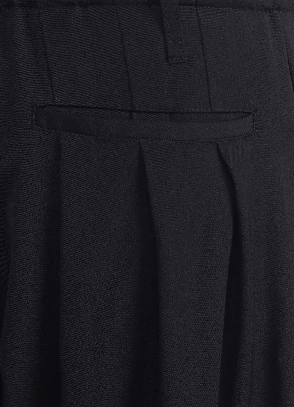 Wool Gabardine Balloon Pants