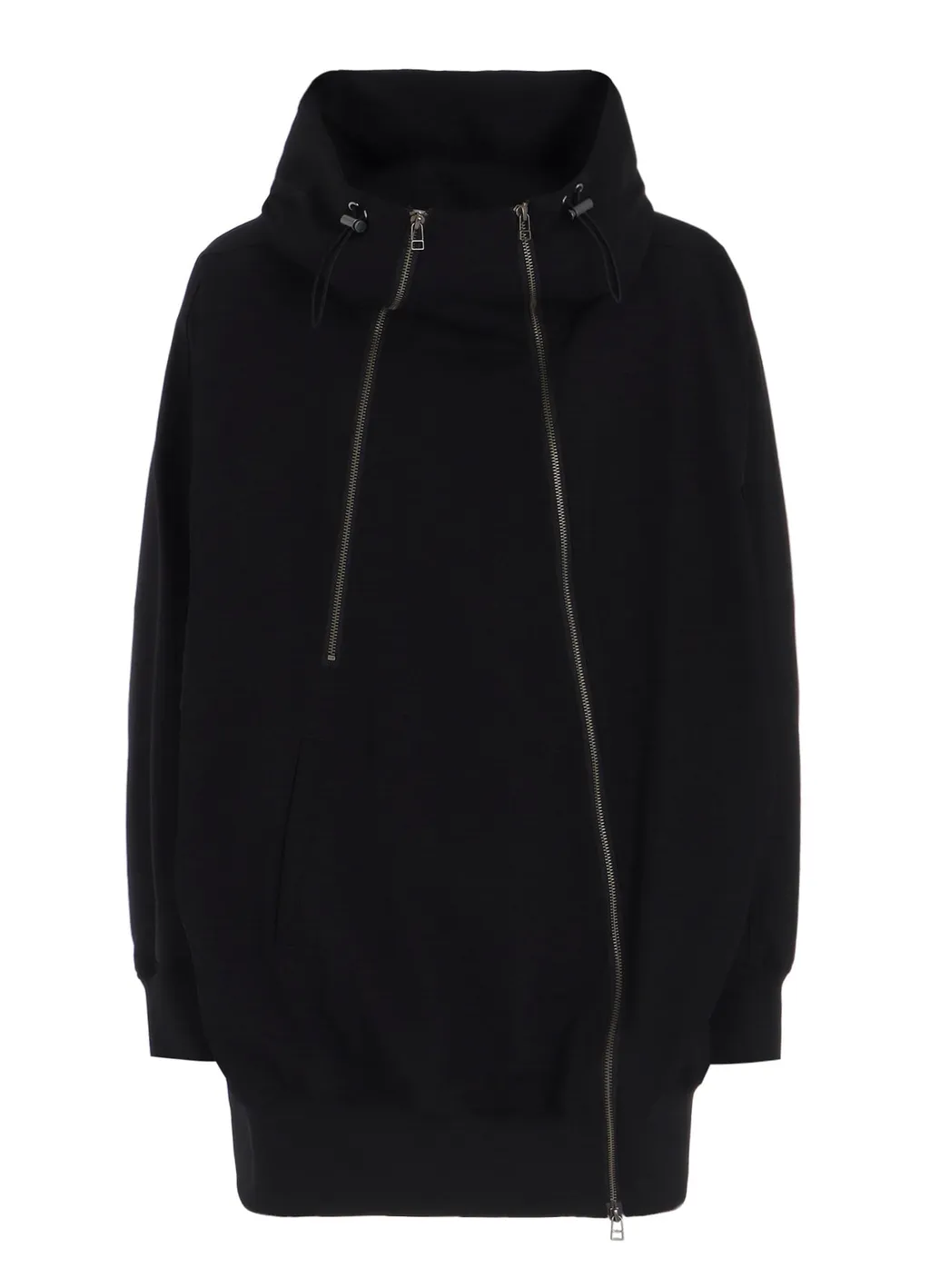 W/Gabardine Inverted V Hoodie Slim