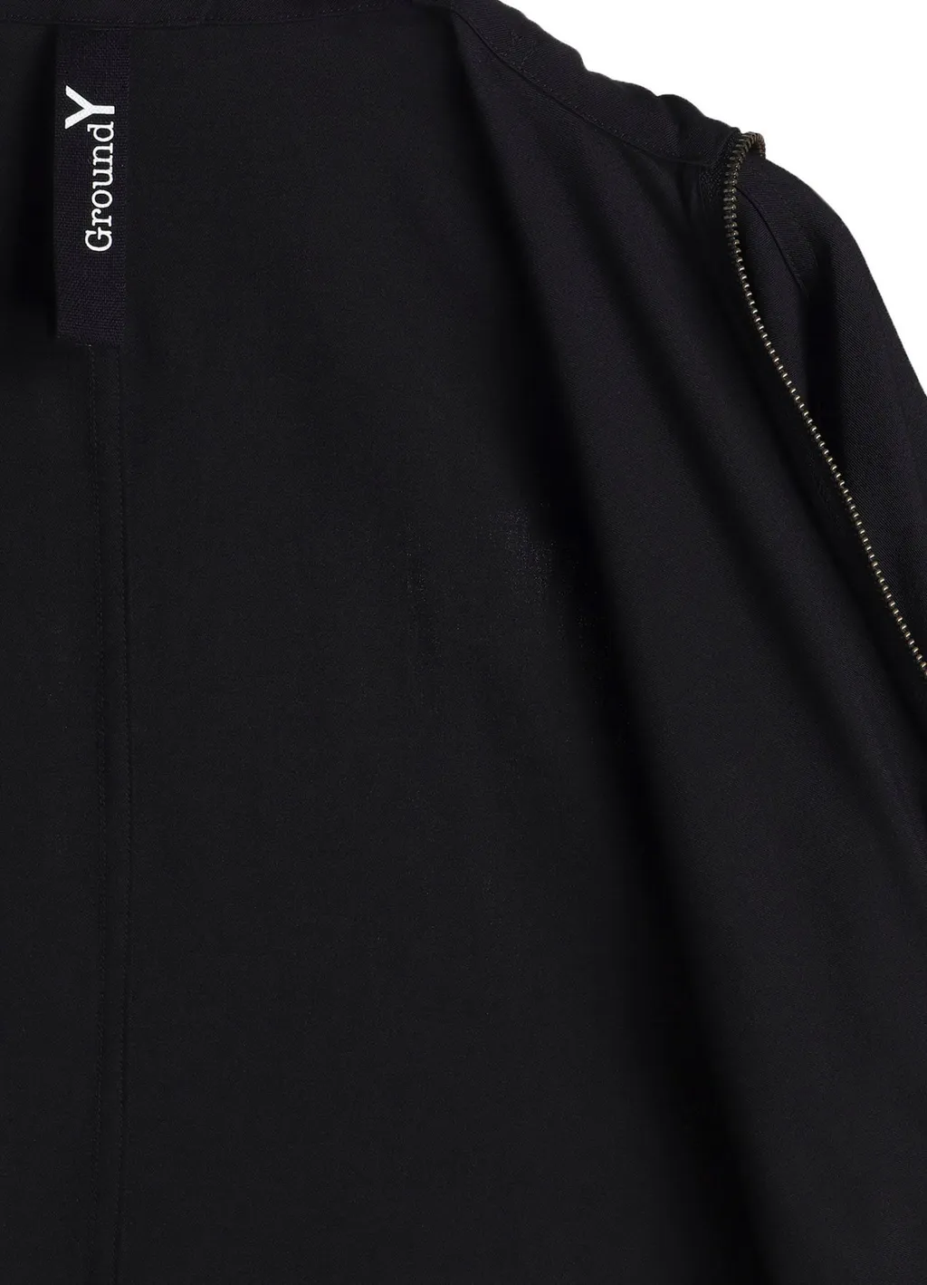 W/Gabardine Inverted V Hoodie Slim