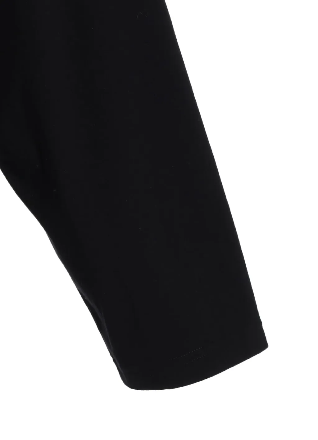 Cotton Jersey Hem Round Jumbo T-Shirt Long Sleeves