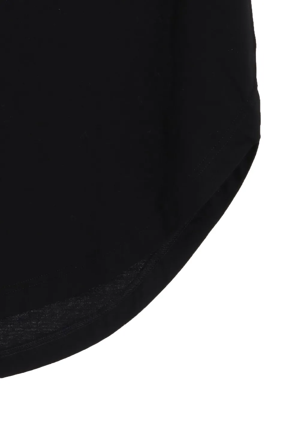 Cotton Jersey Hem Round Jumbo T-Shirt Long Sleeves
