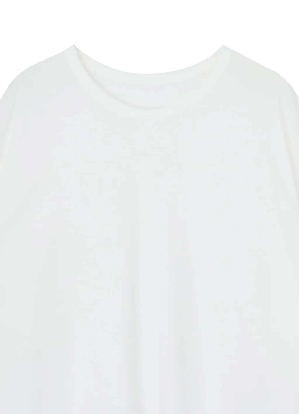 Cotton Jersey Jumbo T-Shirt Short Sleeves