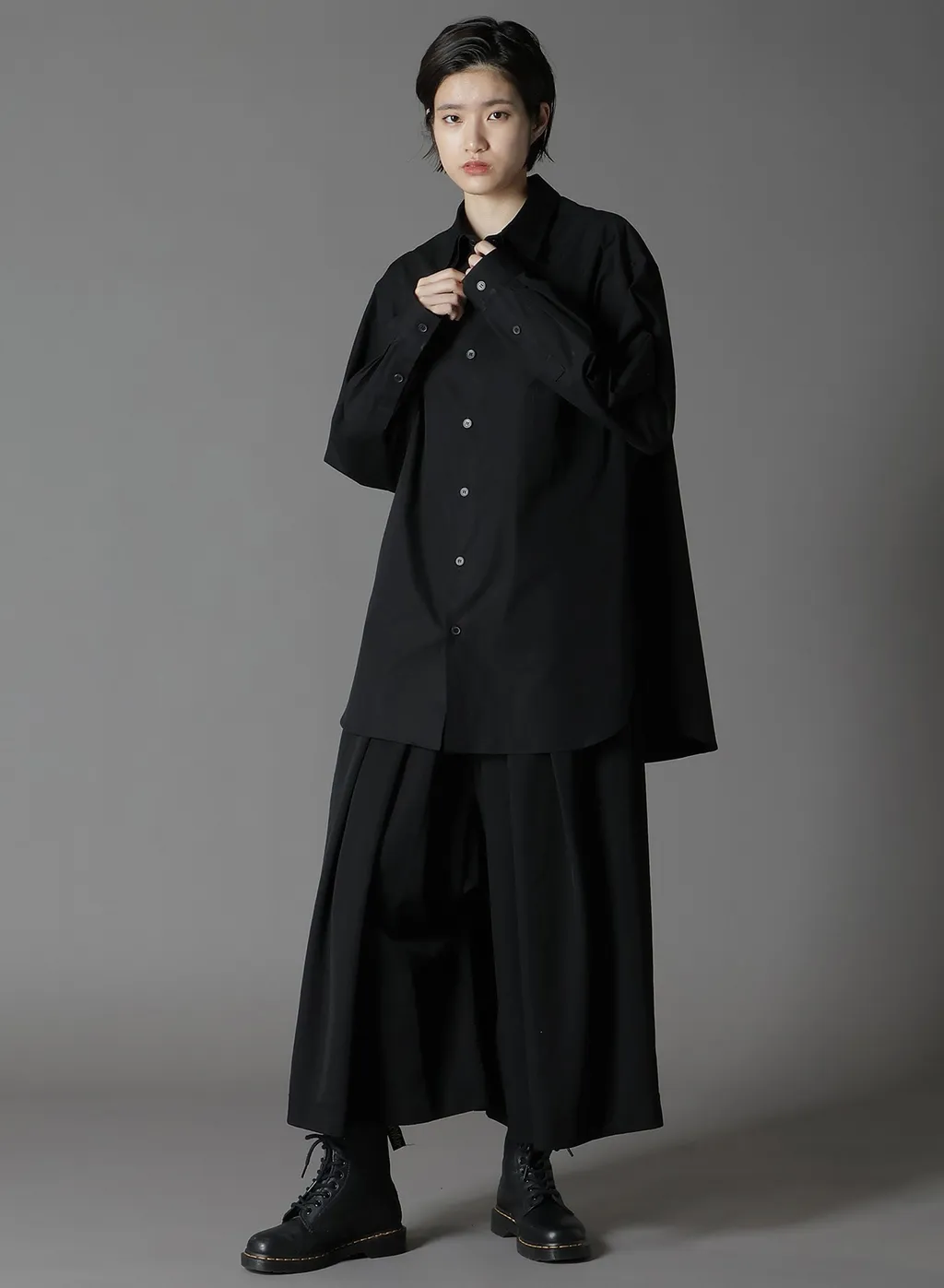 Wool Gabardine Gy Hakama Type1