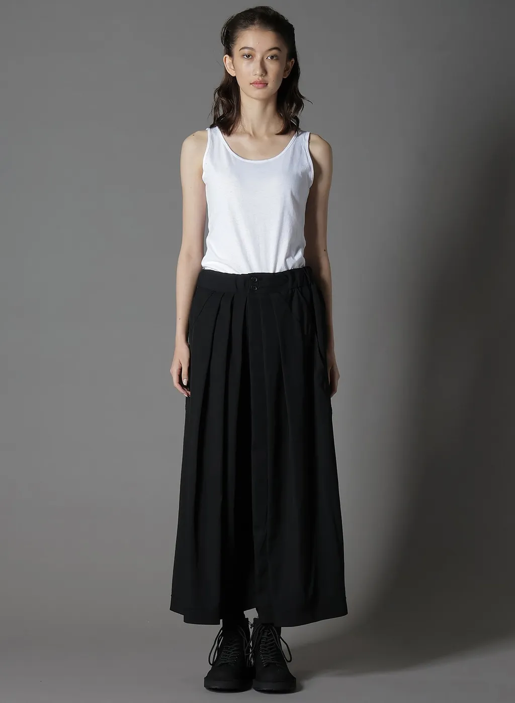Wool Gabardine Gy Hakama Type1