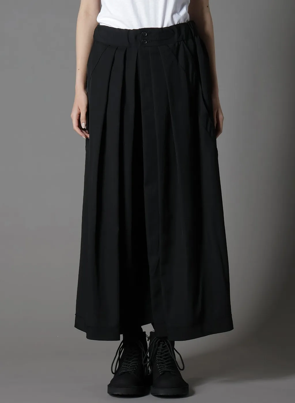 Wool Gabardine Gy Hakama Type1