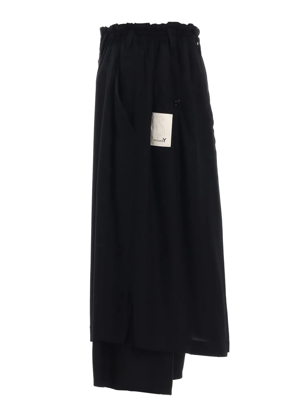 Rayon Twill Wrap Pants