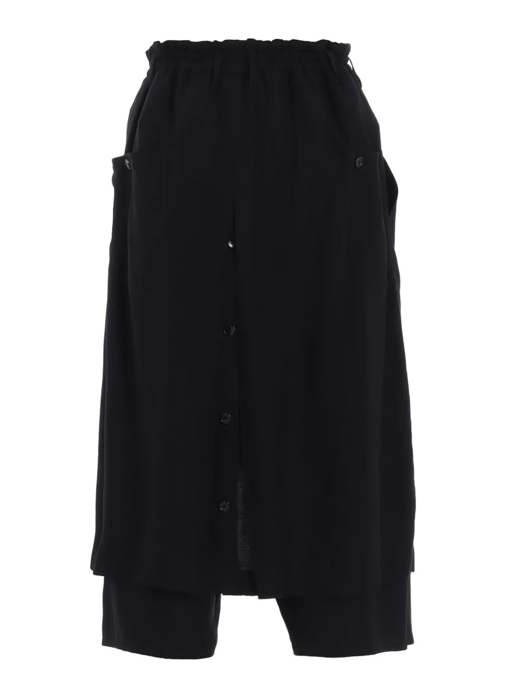 Rayon Twill Wrap Pants