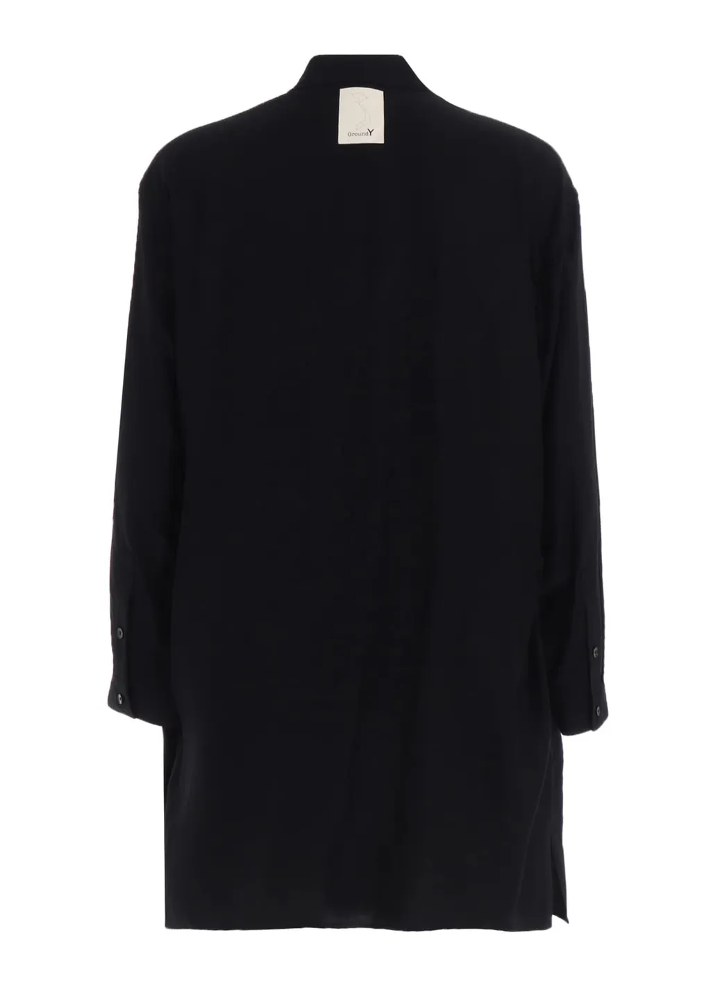Rayon Twill Left Collar Double-Layered Shirt