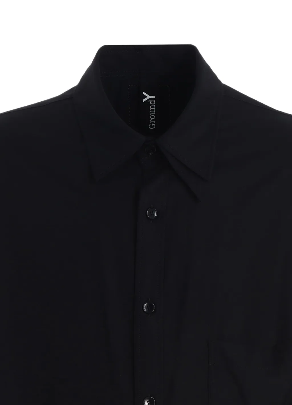 Rayon Twill Left Collar Double-Layered Shirt
