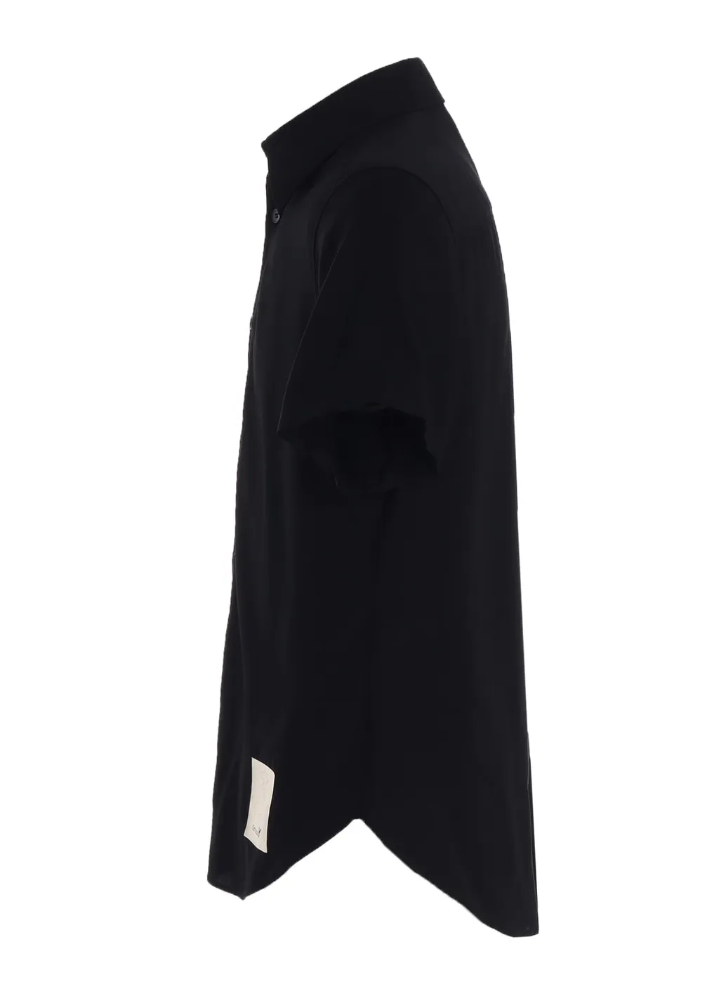 Rayon Twill Short-Sleeve Slim Shirt