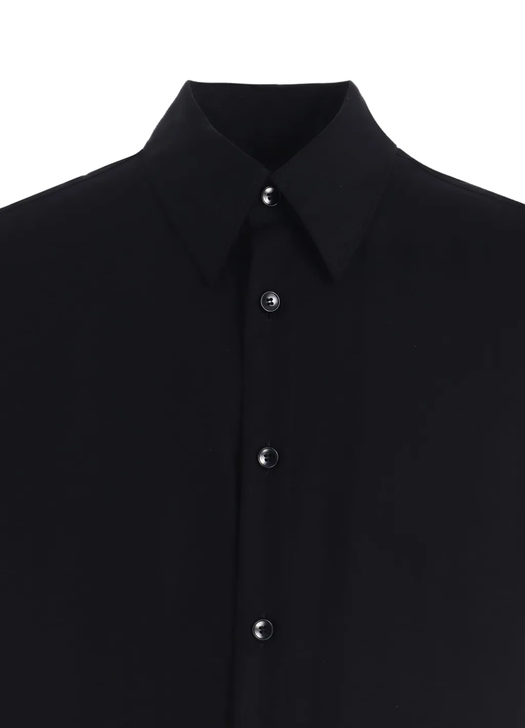 Rayon Twill Short-Sleeve Slim Shirt