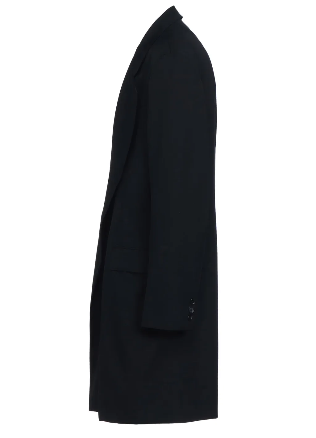 Wool Gabardine Asymmetrical Jacket