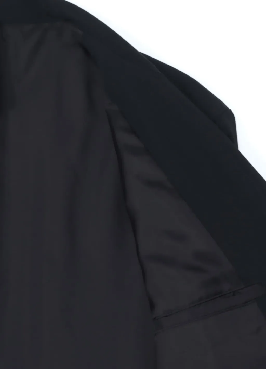 Wool Gabardine Asymmetrical Jacket