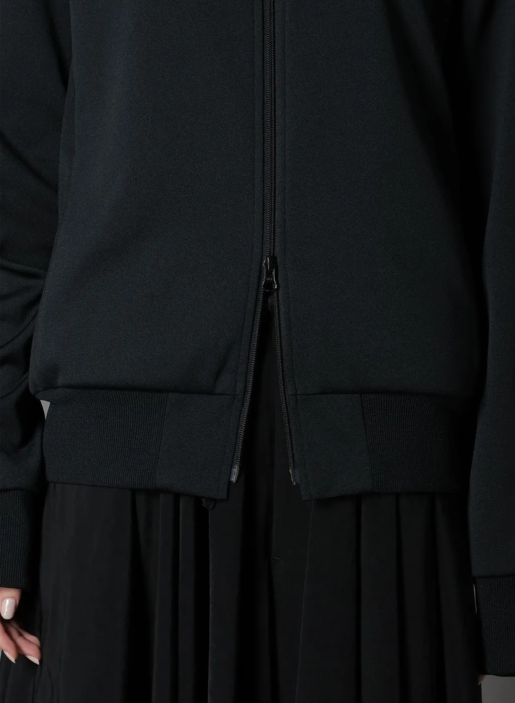 Polyester Smooth Hooded Track Jacket
