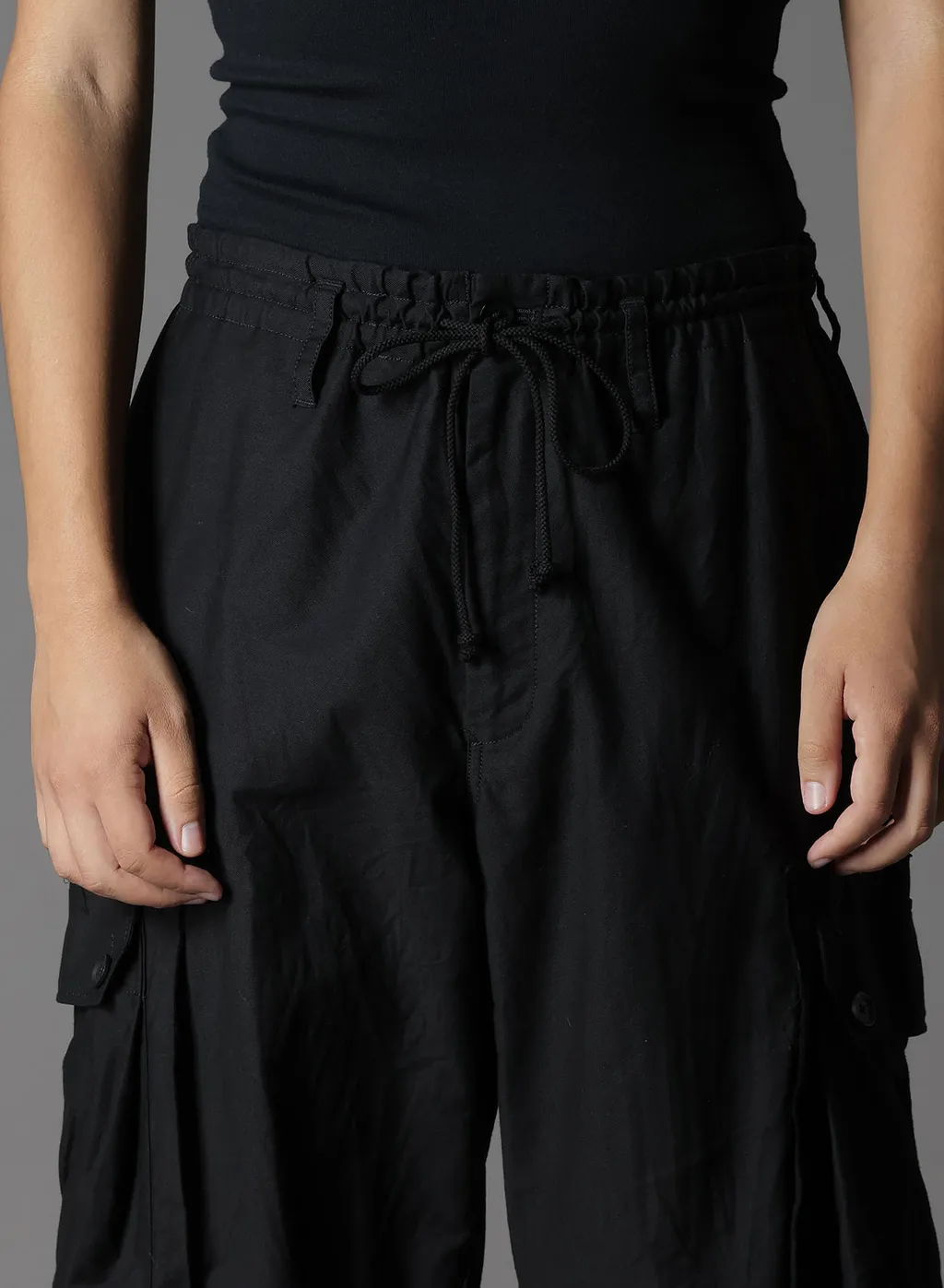 Cotton Twill Standard Ribbed Hem Cargo