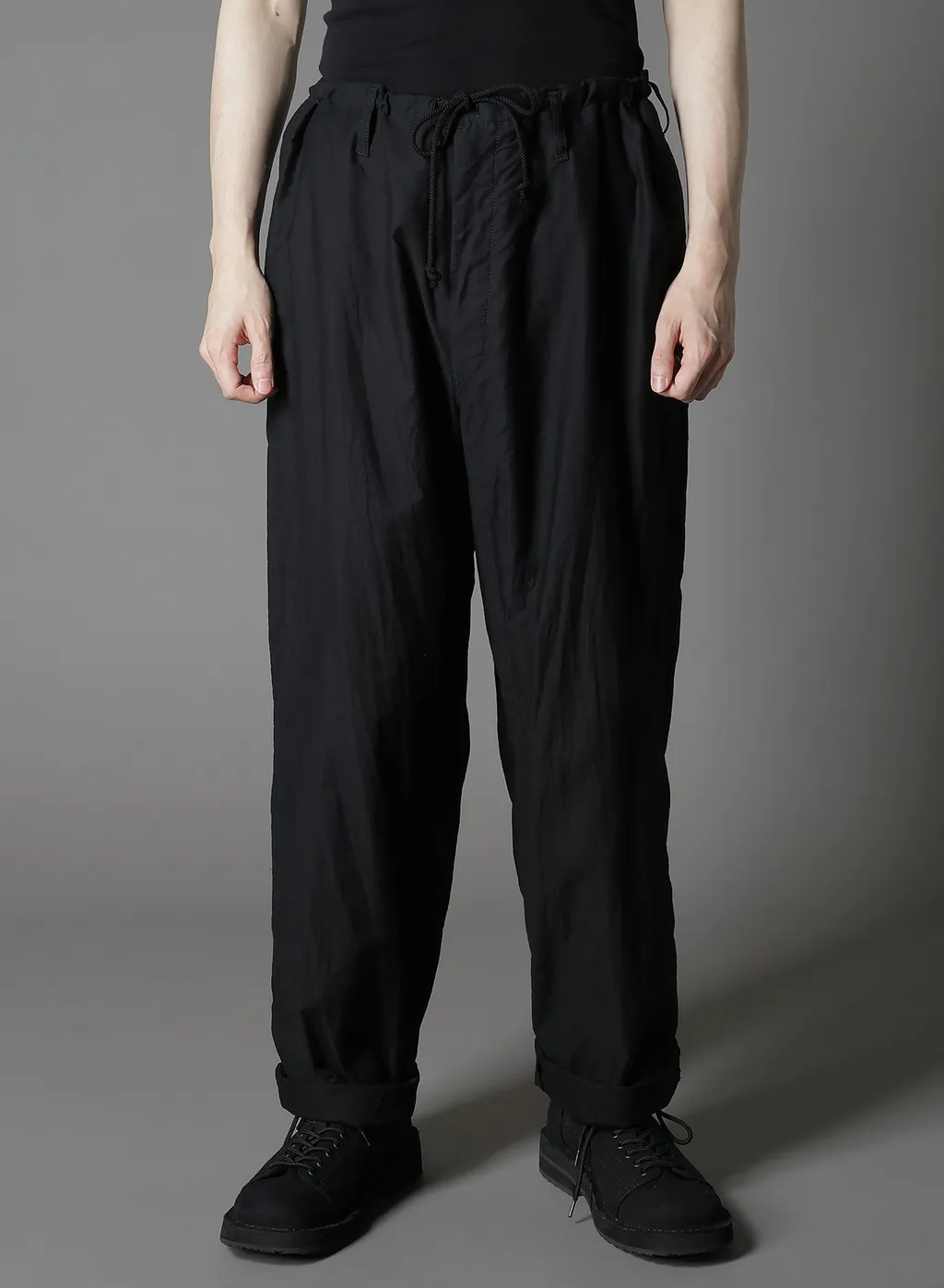 Cotton Twill Waist Drawstring Pants