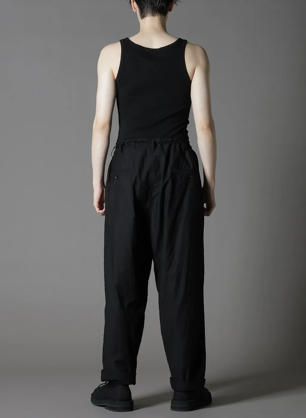 Cotton Twill Waist Drawstring Pants