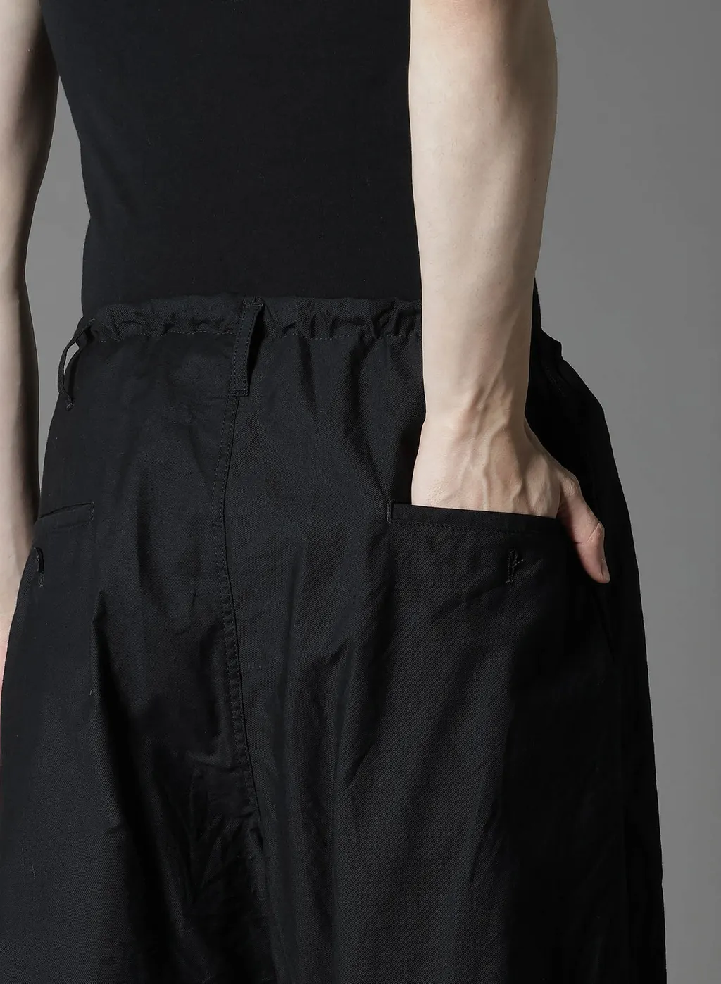 Cotton Twill Waist Drawstring Pants
