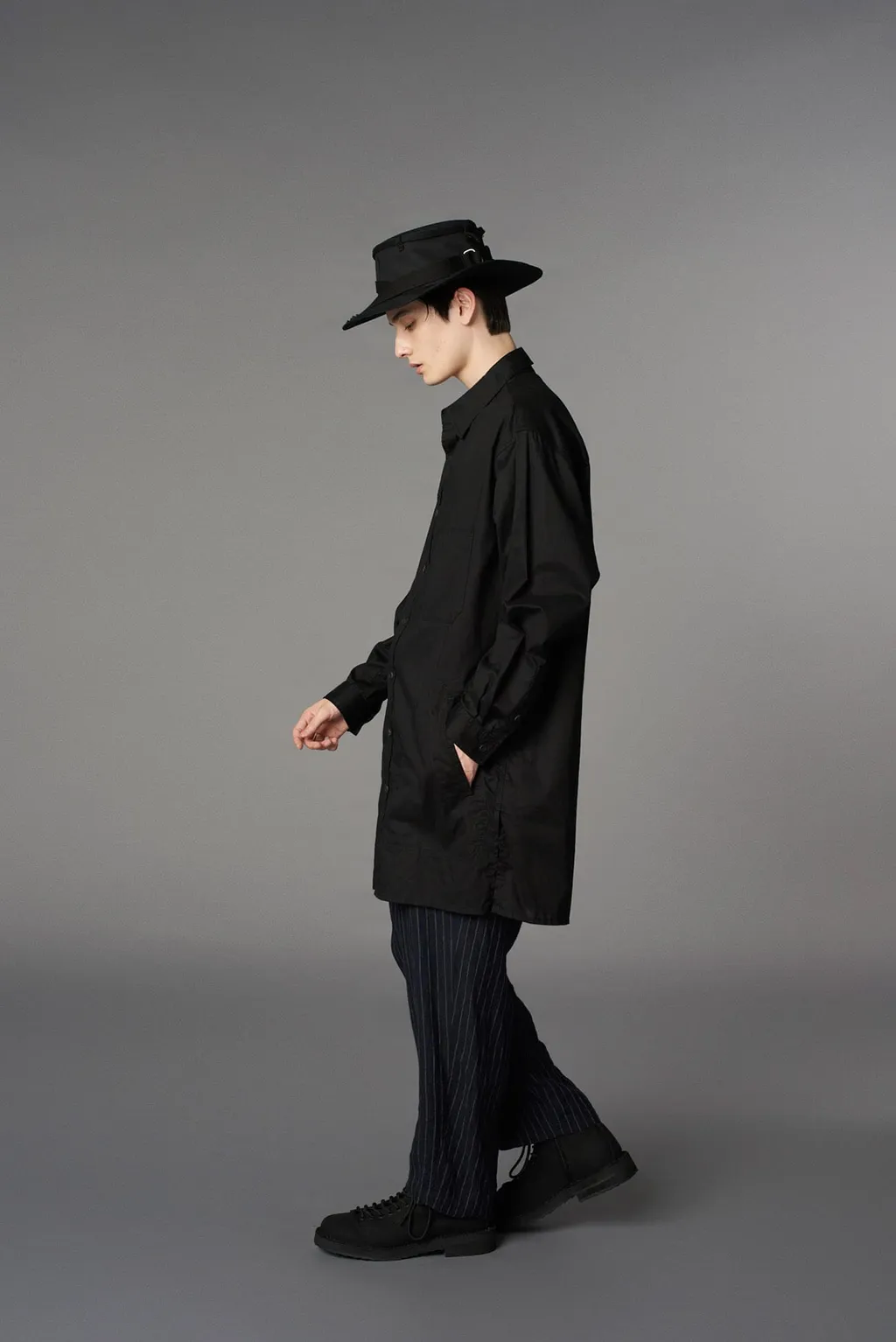 Light Cotton Twilll Wash Onc Long Shirt
