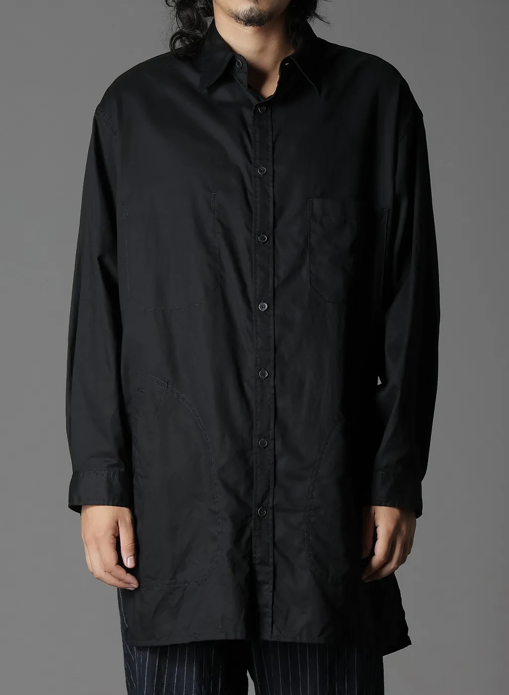 Light Cotton Twilll Wash Onc Long Shirt