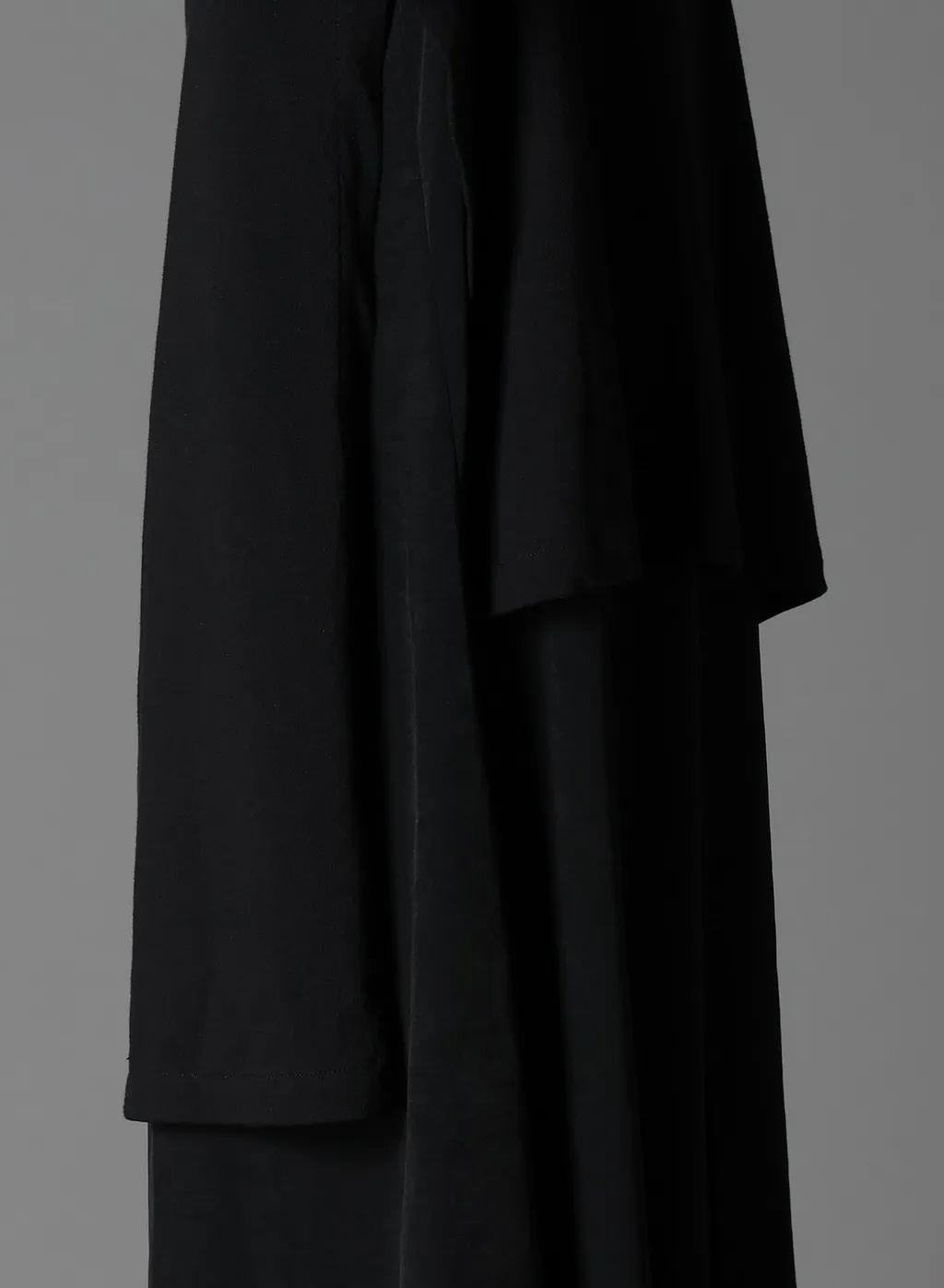 Silicon Jersey+ Crepe De Chine Docking T-Dress