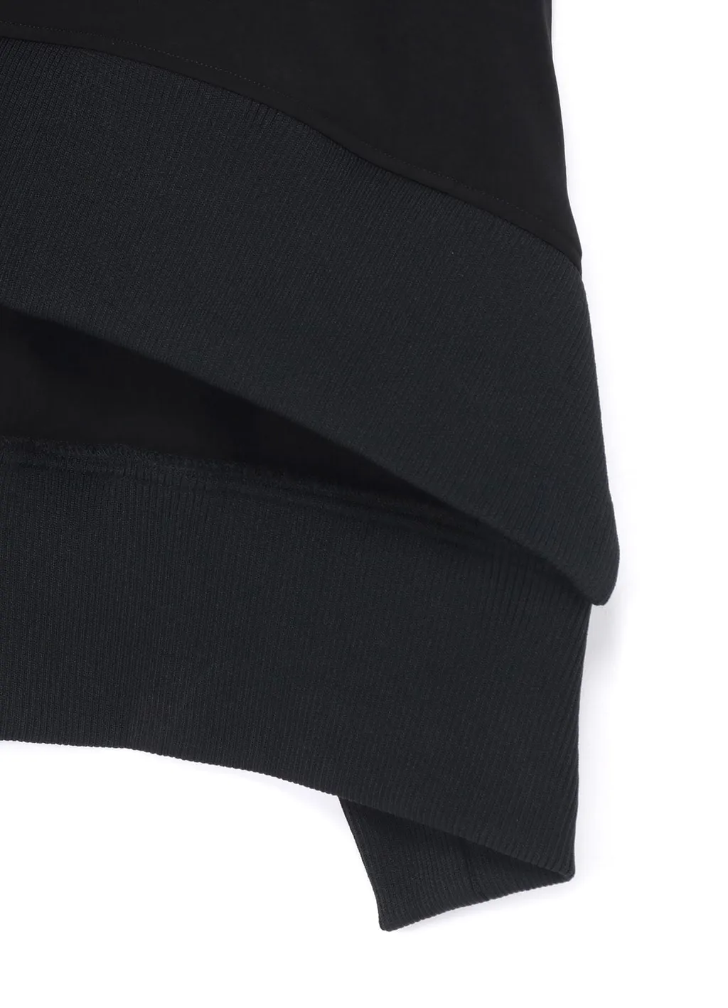 Crepe De Chine Curved Hemline Tracksuit Jacket