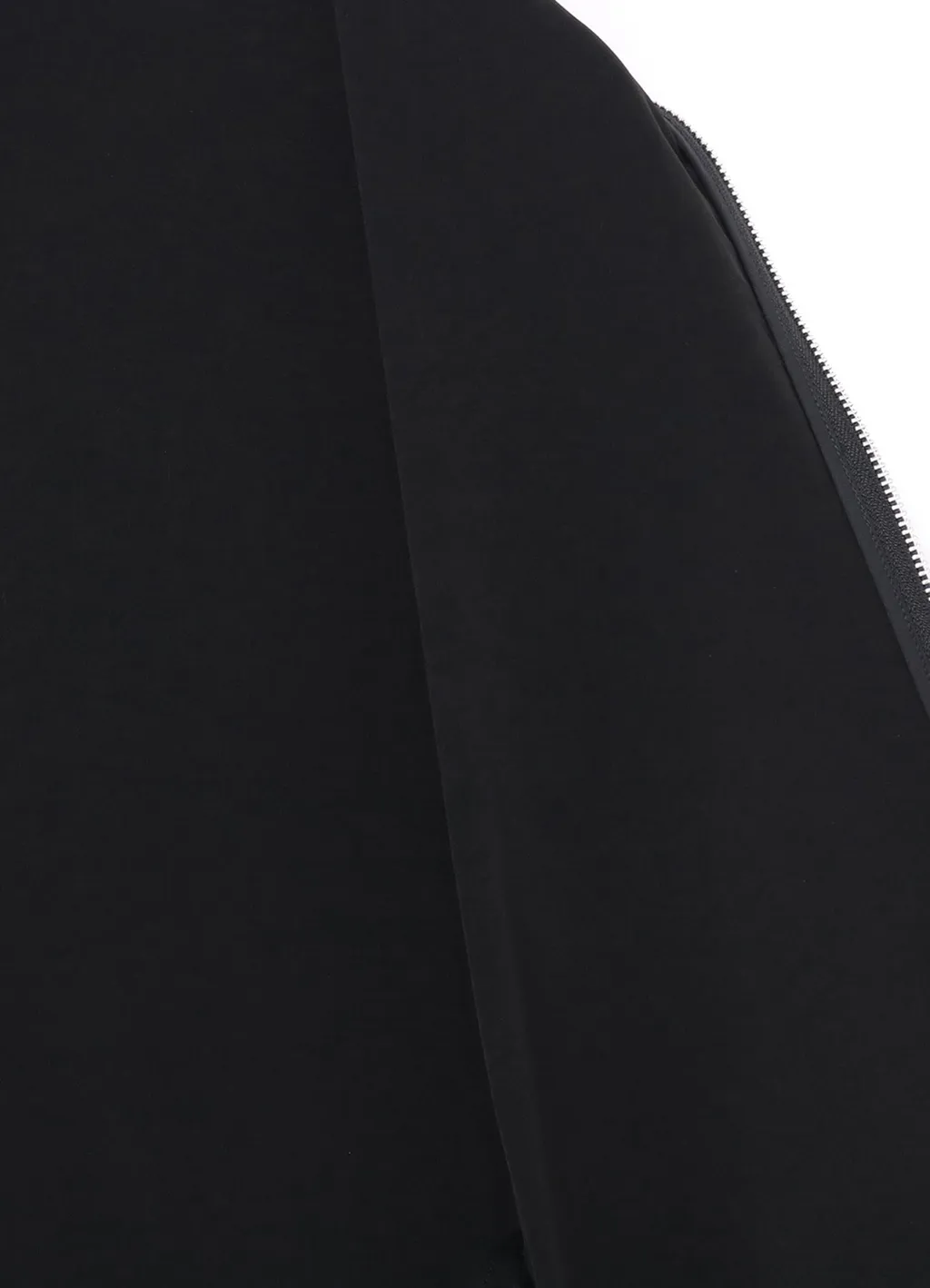 Crepe De Chine Curved Hemline Tracksuit Jacket
