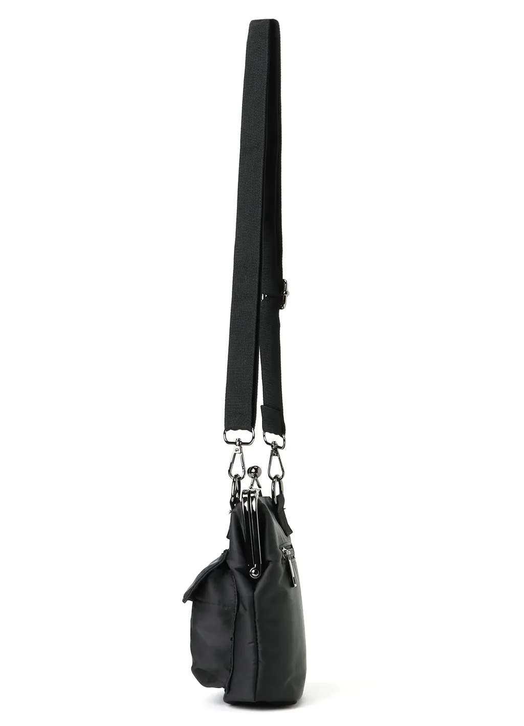 Shoulder Bag With Clasp Closure