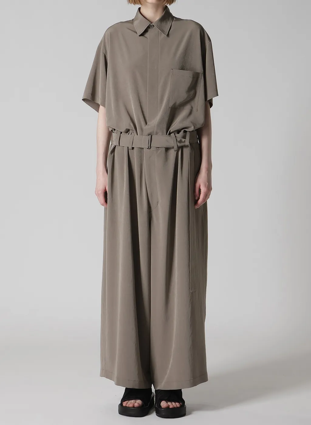 Ta/Pe Crepe De Chine Overalls