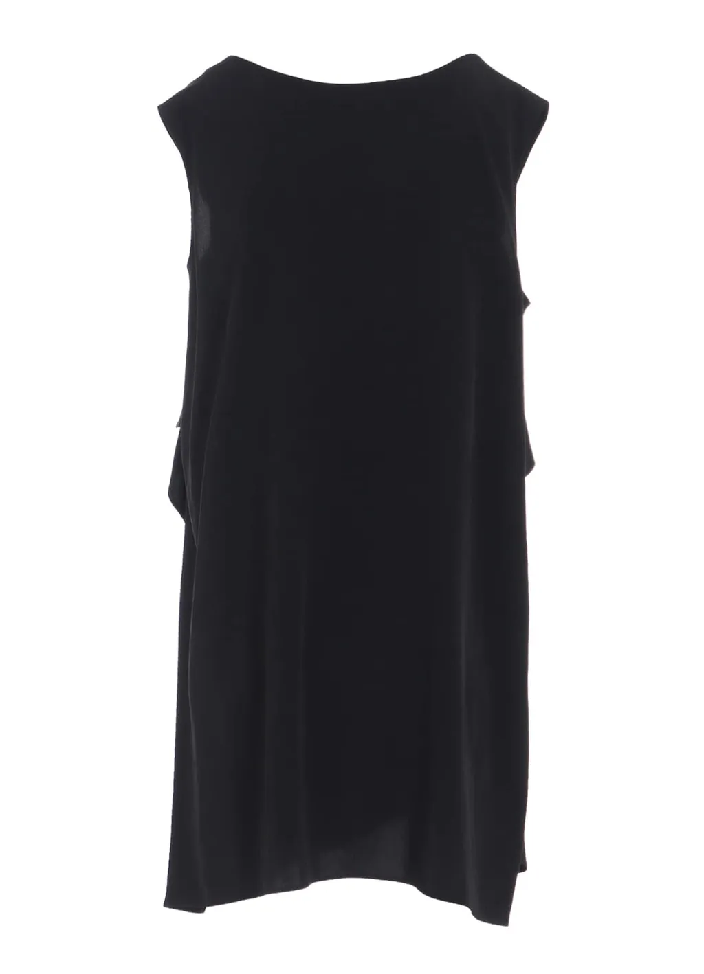 Ta/Pe Crepe De Chine Flare Sleeveless Blouse