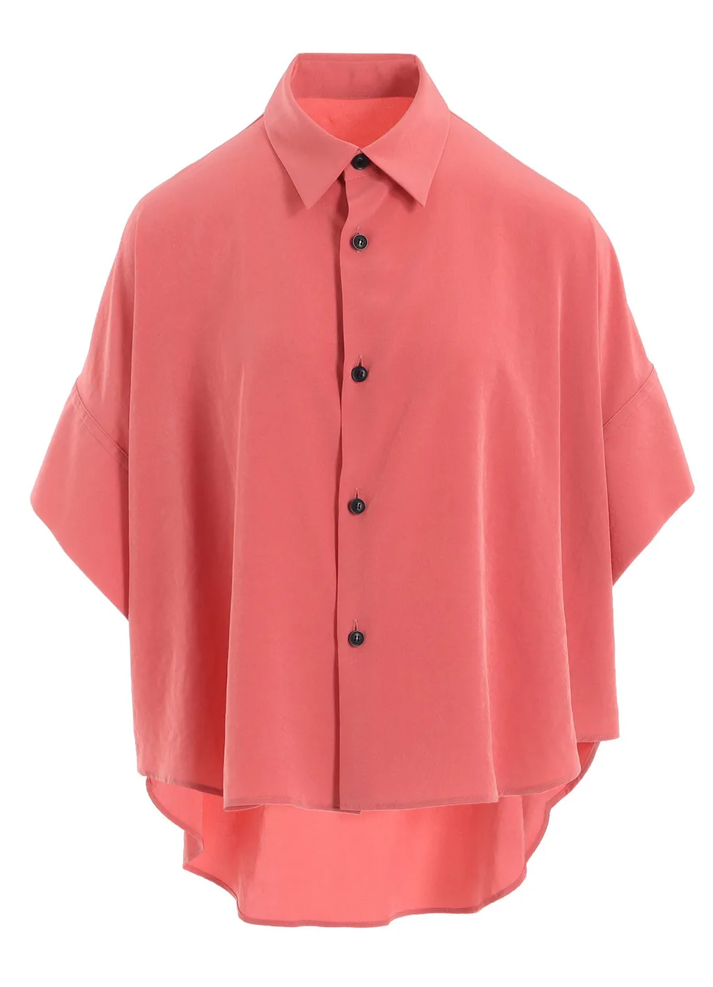 Ta/Pe Crepe De Chine Short Cuffs Blouse