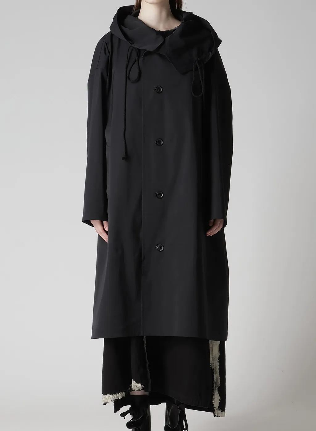 Pe Twill Water Repellent Hoodied Coat