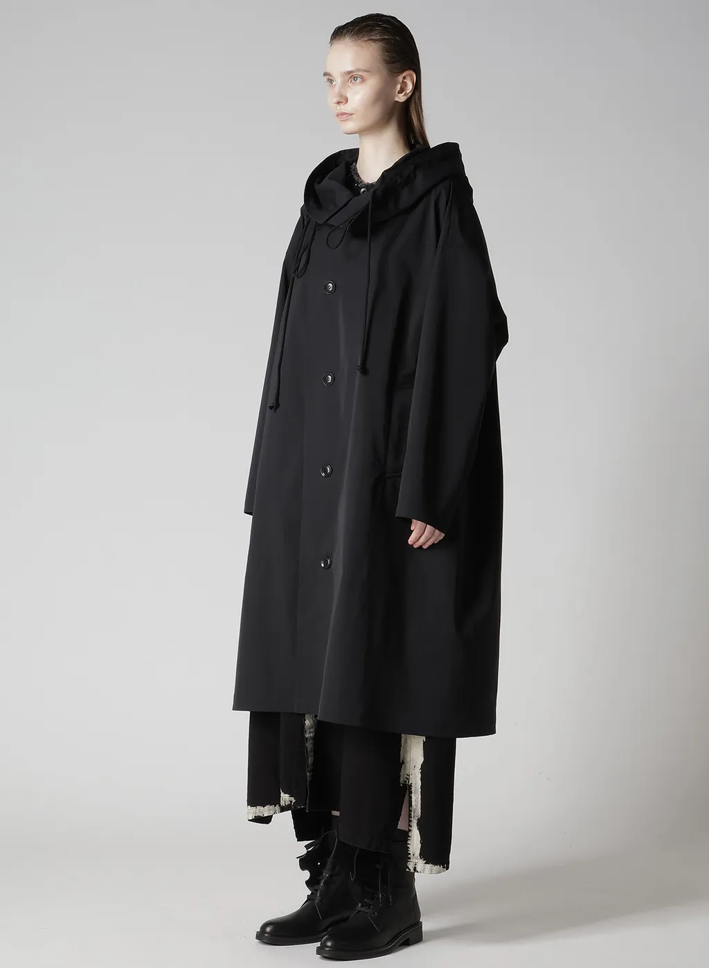 Pe Twill Water Repellent Hoodied Coat