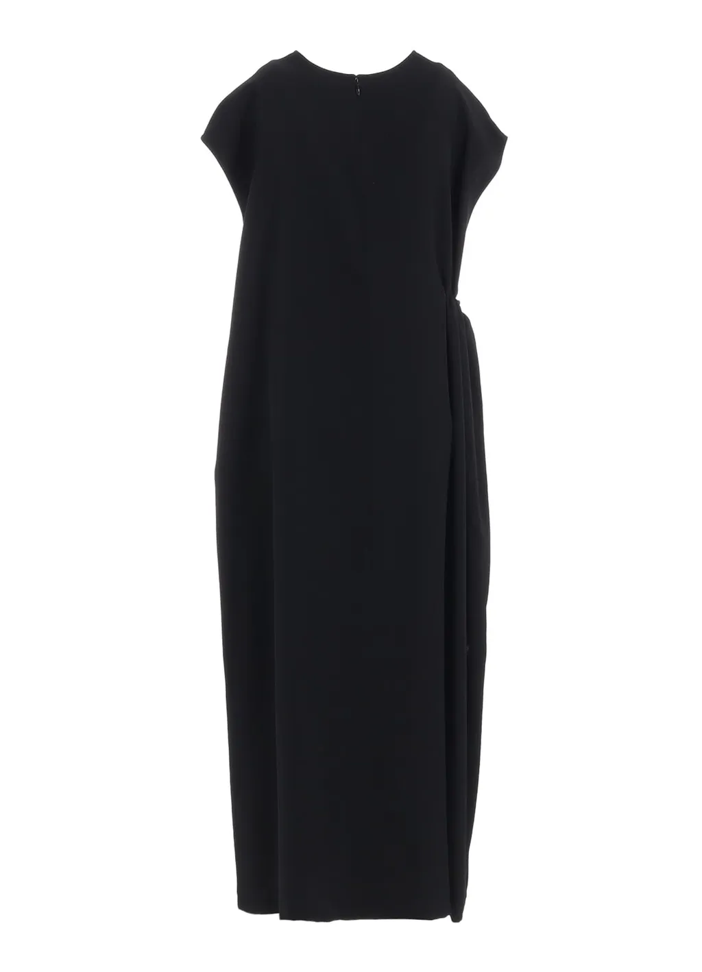 Wool Gabardine Right Side Gathered Dress
