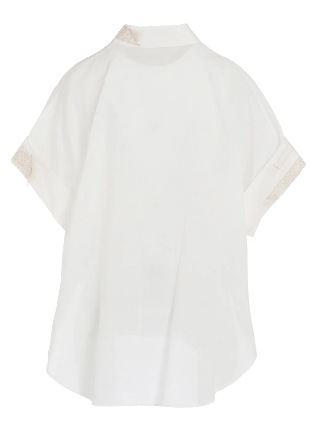 Cotton Lawn Short Cuffs Blouse