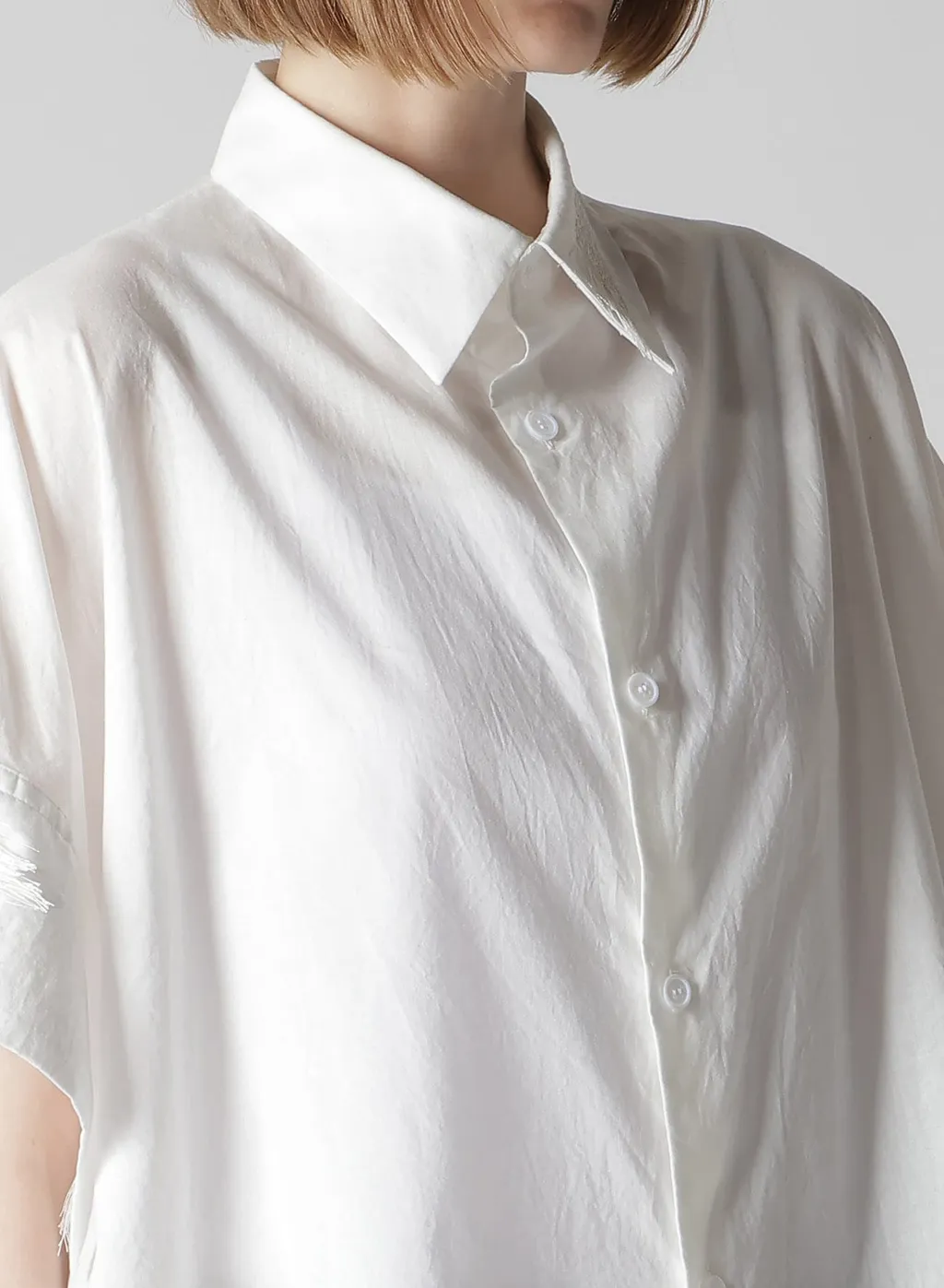 Cotton Lawn Short Cuffs Blouse