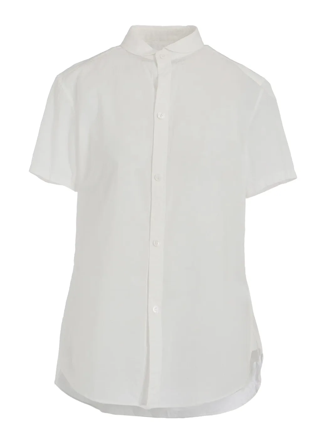 Cotton Lawn Round Collar Shirt